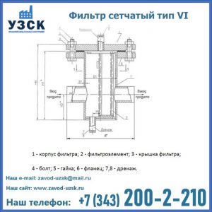 Фильтр сетчатый ФС по Т-ММ-11-2003 в Королёве